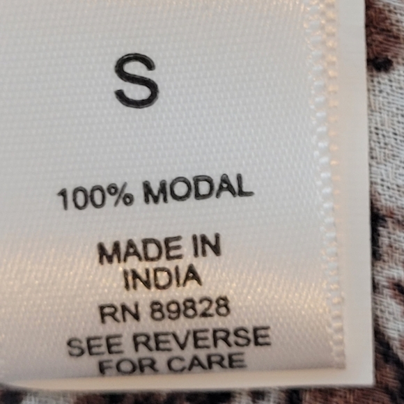 Haute Hippie Tribe Harper Snake Print Semi-Sheer Long Sleeve Blouse - Size S - Picture 12 of 14